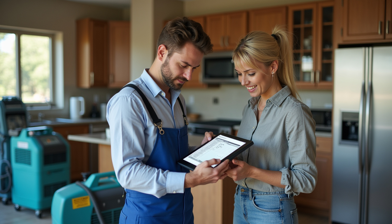 water damage restoration in Garland